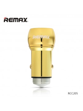 REMAX RCC205 2 USB Car Charger Gold